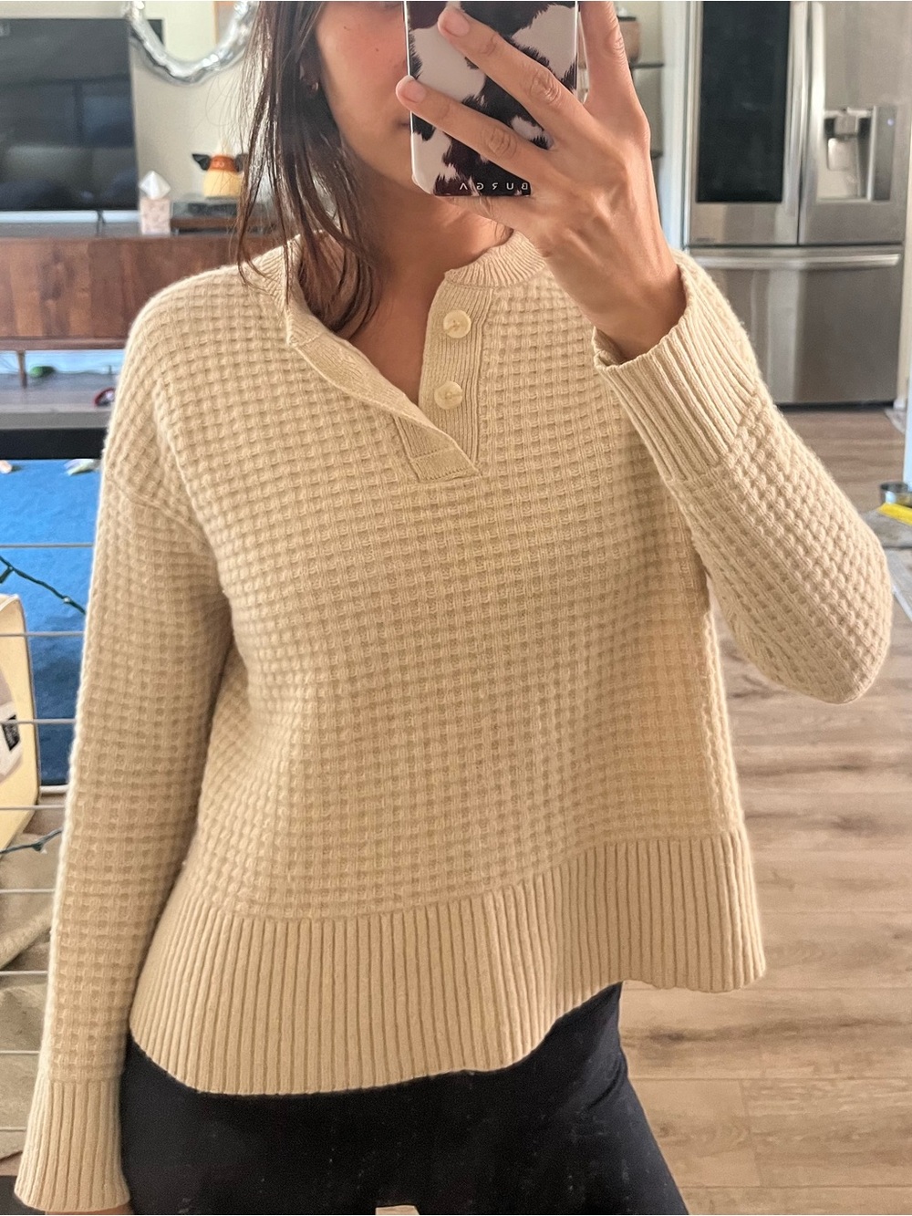 Everlane Tan Cashmere Sweater